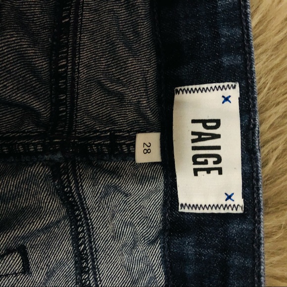 PAIGE Kylie Crop Dark Wash Ankle Jeans - Picture 4 of 8